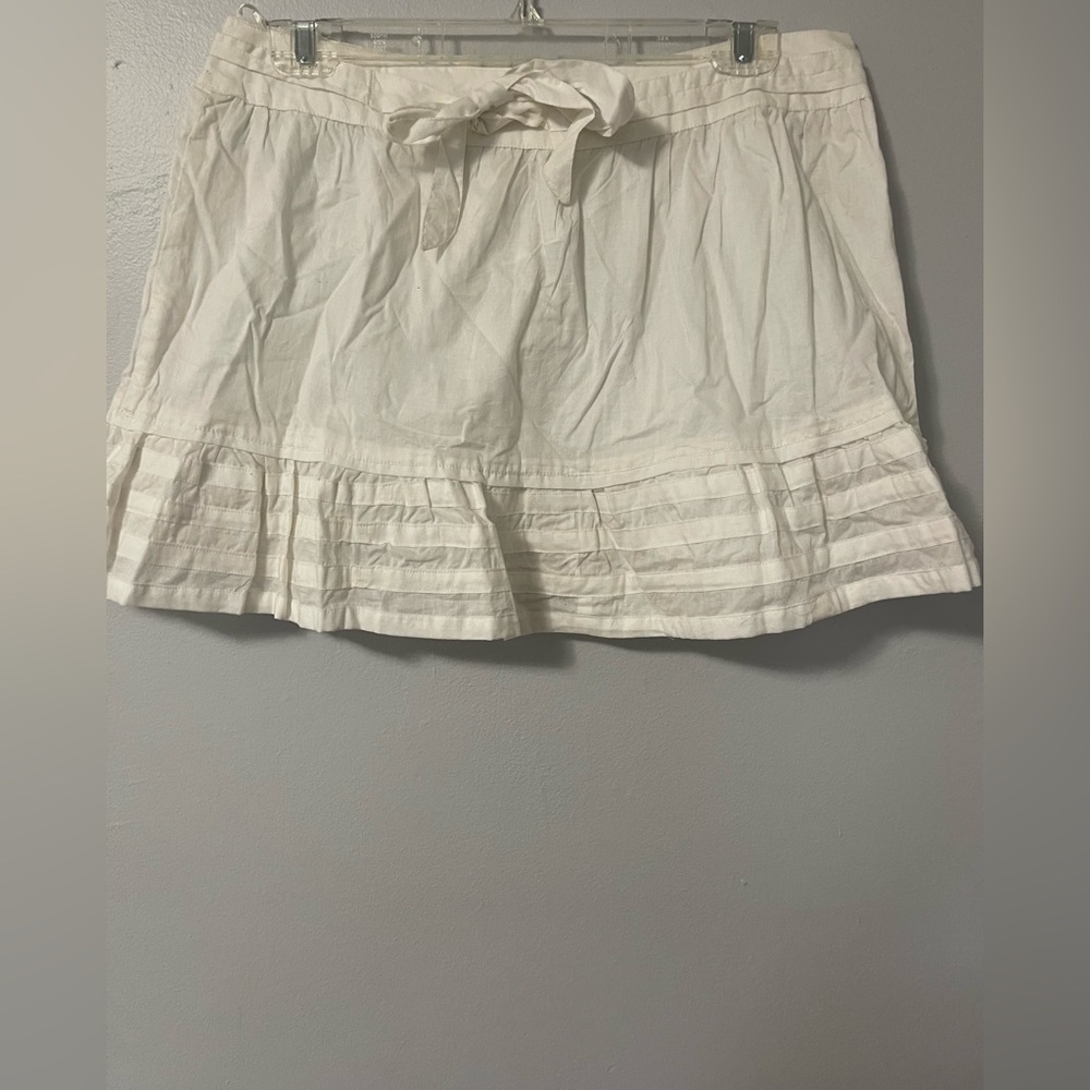 Woman’s mini skirt
